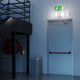 Illux ML-1601 Lámpara Led De Emergencia De Sobreponer En Muro 2X1.2 W 120 V / 277 V