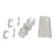 Illux Cd-Ml0520 Interconector Tira A Tira Con 1 Tubo Termoencogible Y 4 Grapas De Presion Ml-0521.60 / Ml-0522.60 / Ml-0522.120