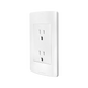 Contacto Duplex Americano con Placa De Termopolímero Pininfarina