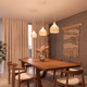 Dekor DL-2404 Lámpara Colgante Bamboo 4 W 120 Volts, Luz Calida