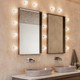 Illux DL-5903 Lámpara Led Sphere Decorativa Esferica De Sobreponer En Muro O Techo G9 3.5 W 3 000 K 100-240 V Lámpara Incluida