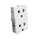Contacto Dúplex Euroamericano Aterrizado 15 A 127 V 4 Módulos Pininfarina