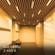 Illux TL-1507.SENS Lámpara Led Slim Line De Sobreponer En Techo 9 W 100-277 V Con Sensor De Movimiento On/Off