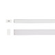 The Collection TL-4504.SORBDKIT Kit De Perfil Atlas De Sobreponer Para Tira Led Acabado Blanco Cubierta Difusa 2M