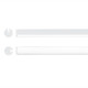 The Collection TL-4507.SORBTKIT Kit De Perfil Falcon De Sobreponer Para Tira Led Acabado Blanco Cubierta Transparente 2M