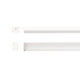 The Collection TL-4511.SORBKIT30 KKit De Perfil Epsilon De Sobreponer Para Tira Led Acabado Blanco Cubierta Transparente Ángulo de Apertura 30° 2M