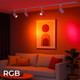 Illux TL-5150 Kit De 2 Rieles De 1 Metro De Sobreponer En Techo Con 4 Lámparas Led Kanon Small 24 W 120 V