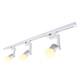 Illux TL-5160 Kit De Riel De 1 Metro De Sobreponer En Techo Con 3 Lámparas Led Stark 60 W Max 120 V E26